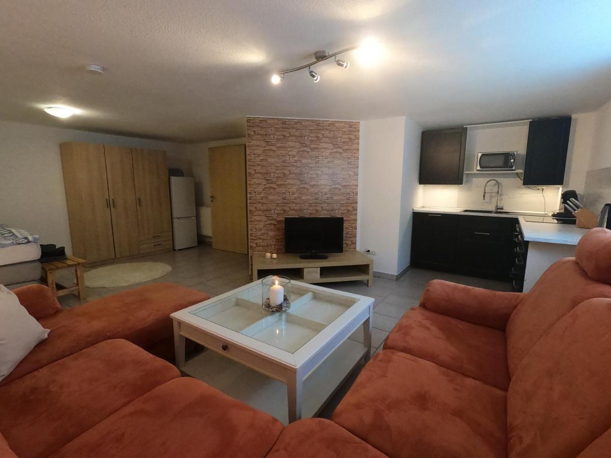 Ferienwohnung Am Teufelsloch Eckersdorf Exteriör bild